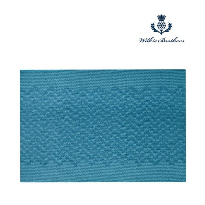 Wilkie Chevron Placemat 30X45Cm Blue