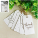 Metallic Silver Gift Tags 12pk