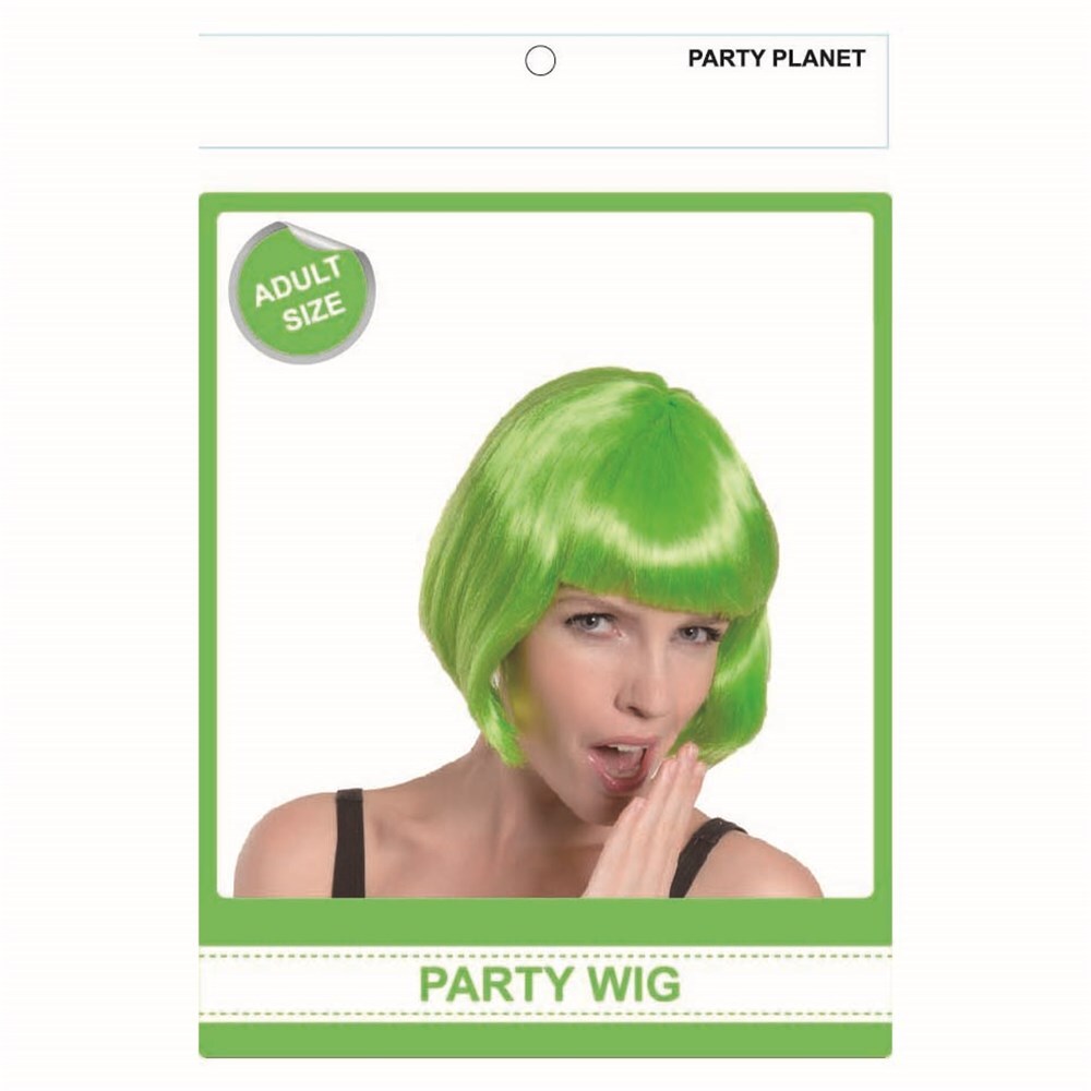 Green party outlet wig