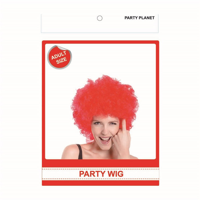 Afro Wig - Red