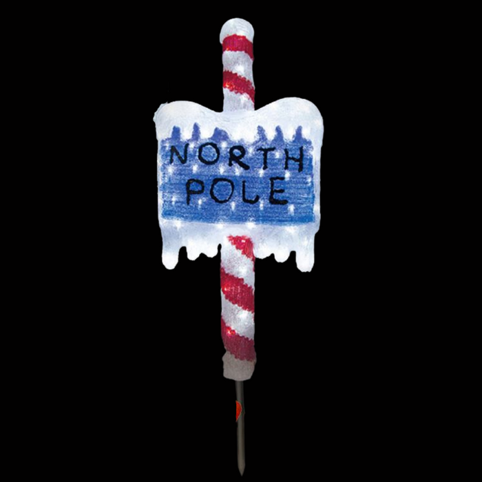 Ronis Acrylic North Pole Sign 85cm