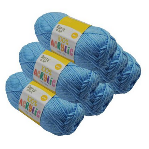 Ronis Acrylic Yarn Solid 26 100g 189m Baby Blue