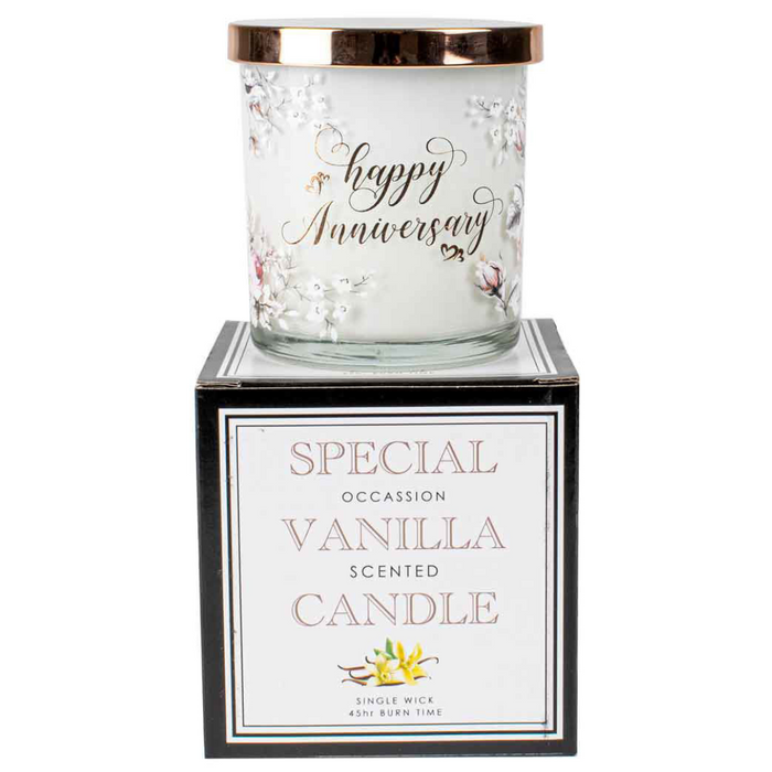 Ronis Anniversary Candle Vanilla 9x8cm