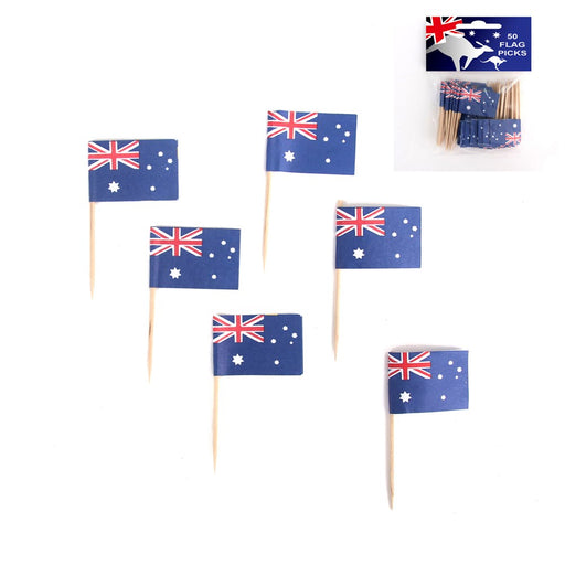 Ronis Aussie Flag Picks 50pk