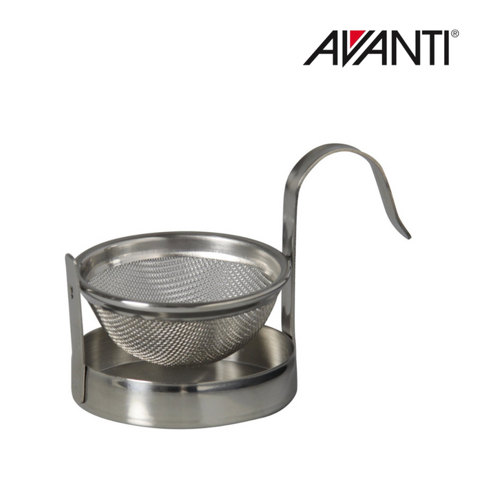 Ronis Avanti Dripless Swivel Tea Strainer with Stand