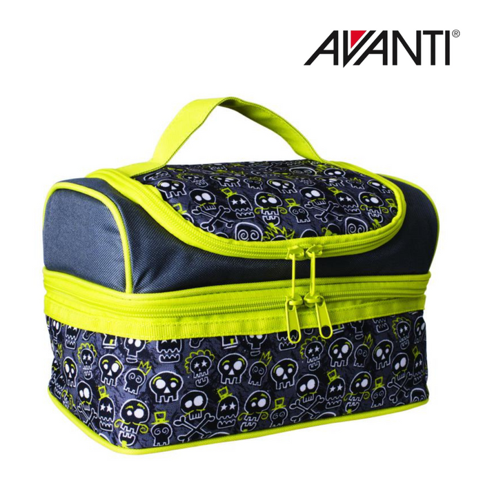 Ronis Avanti Yum Yum Double Decker Lunch Bag Skull