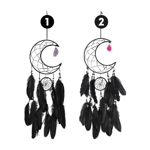 Ronis Black Moon Dream Catcher with Agat 20cm 2 Asstd