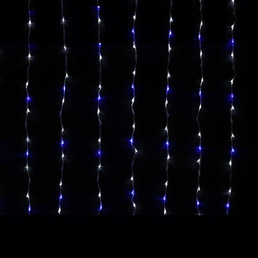 Digital curtain LED Blue and White  480 Lights 