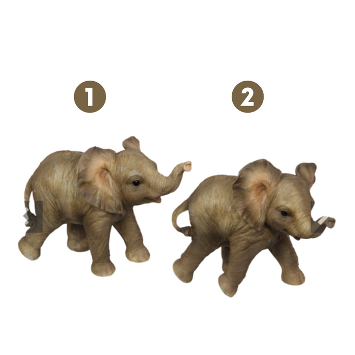 Standing Baby Elephant 2 Ass 22Cm