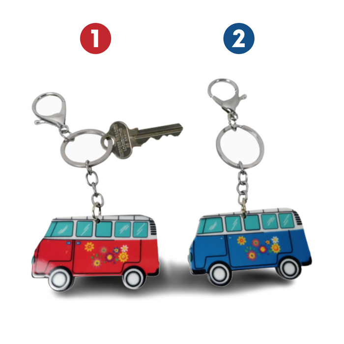 Retro Car Key Ring 2 Asstd