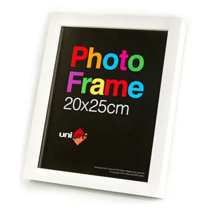 20X25Cm Mdf Photo Frame White