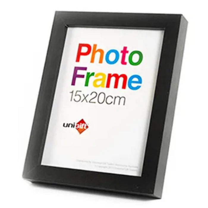 15X20Cm Mdf Photo Frame Black