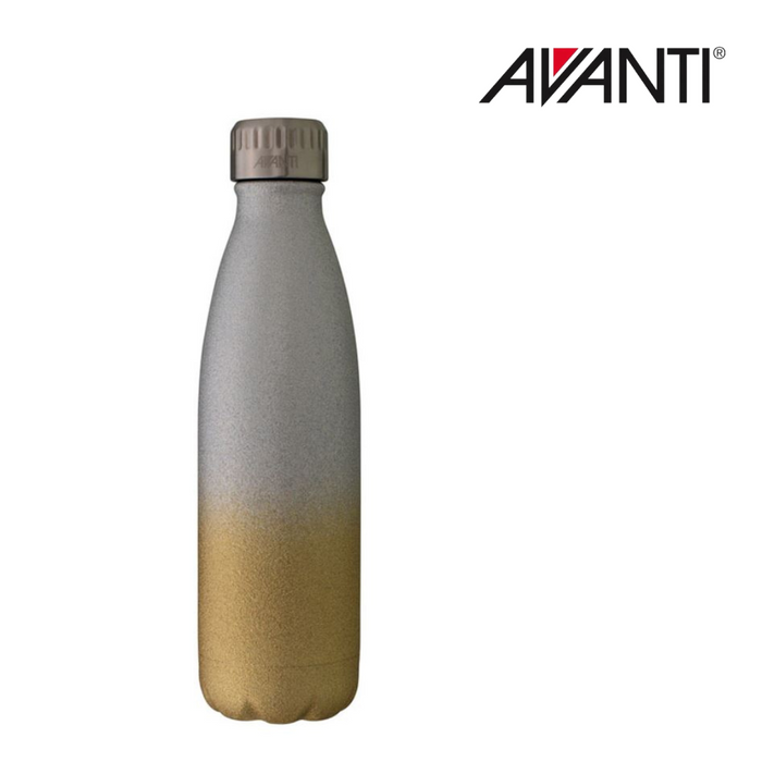 Drinking Bottle™ Fluid Vacuum Bottle Glitter Champagne/Silver Ombre 500ml