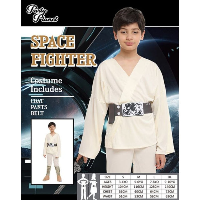 Costume Space Warrior Large 7-8 yrs old