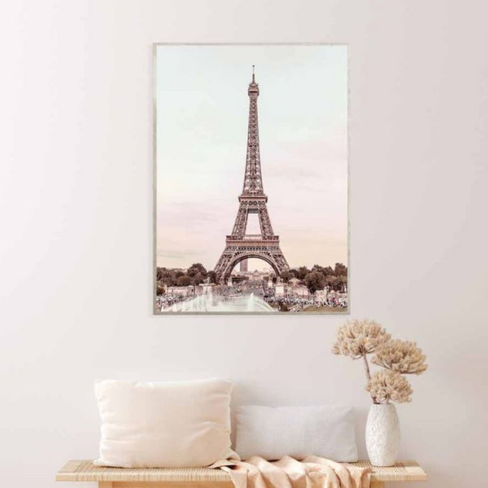 Ronis Chateu De Paris Framed Canvas 70x100cm 2 Asstd