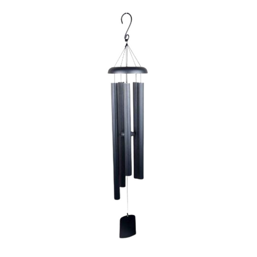 Ronis Column Harmonious Tuned Wind Chime Black 112cm