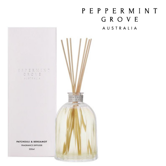 PGA Large Fragrance Diffuser 350ml - Patchouli & Bergamot