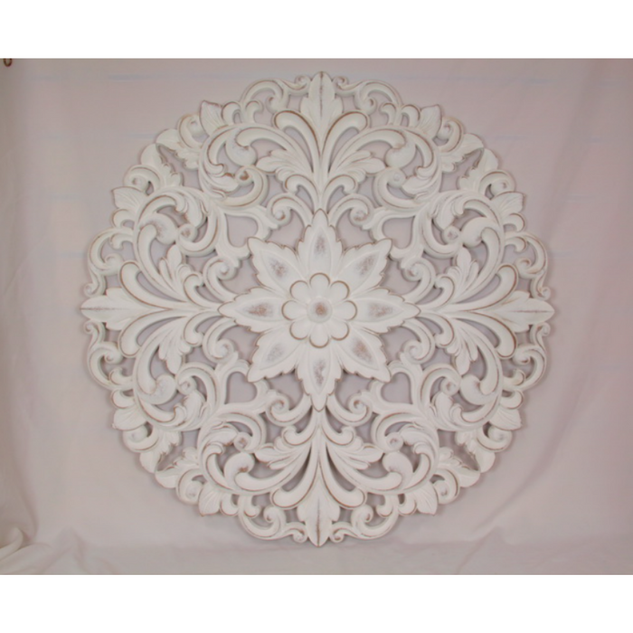 FILIGREE DESIGN WALL ART 80X80CM