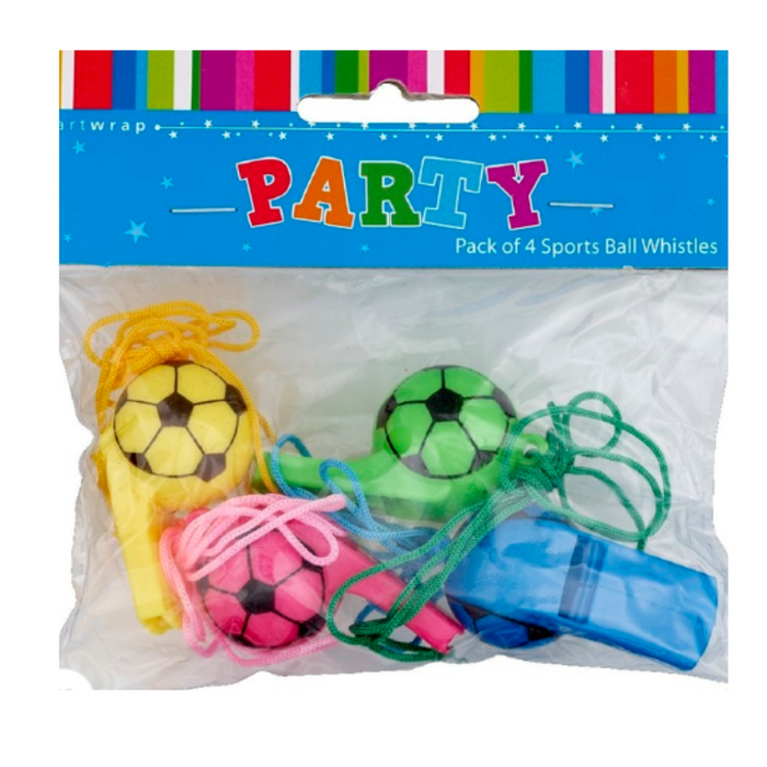 Favour Sprts Ball Whistle 4Pcs