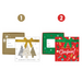 Ronis FSC Christmas Gift Card Boxes Mix 2 Asstd