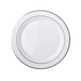 Ronis Heavy Duty Lunch Plate With Silver Lining 19cm