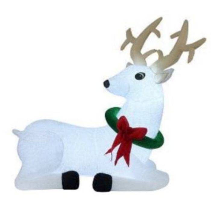 Ronis Inflatable Plush Lying Reindeer 180cm