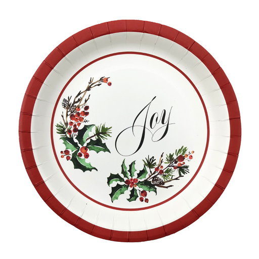 Ronis Joy To The World Paper Plates 23cm 10pk