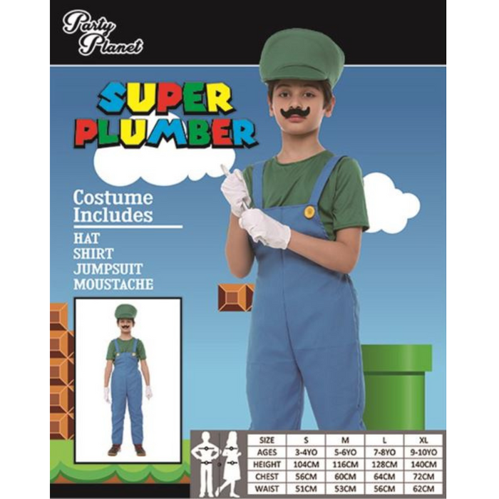 Ronis Kids Plumber Green Large