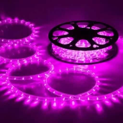 Ronis LED Connectable Rope Light Pink 10m