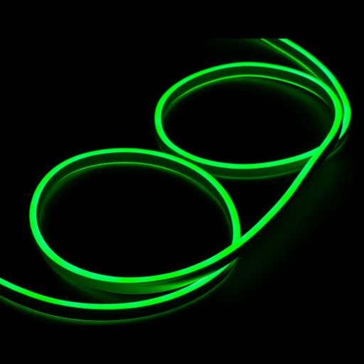 Ronis LED Neon Light Strip Plugin Lead Wire Green 10m