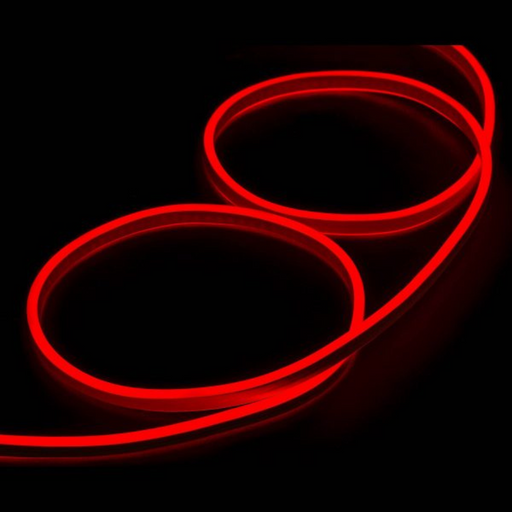 Ronis LED Neon Light Strip Plugin Lead Wire Red 10m