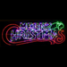 Ronis LED Silhouette Christmas Sign Multicolour Lights 100cm