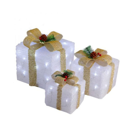 LED 3D Gift Box Set of 3