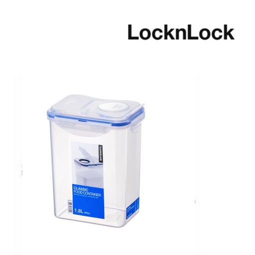 Ronis Lock & Lock Classic Rectangle Tall with Flip Lid and Pour Spout 1.8L