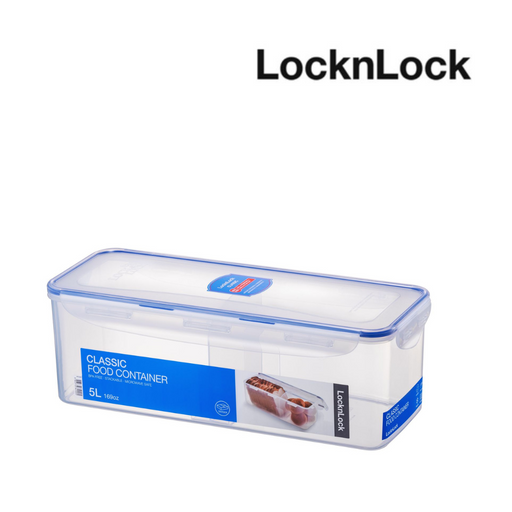 Ronis Lock & Lock Classic Rectangular Tall with Divider 5L