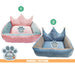 Crown Plush Pet Bed 60x50cm