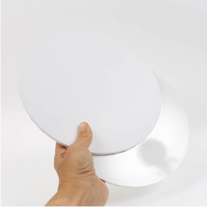 Cake Board Round Masonite Cake Board Gloss White