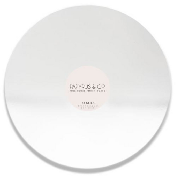 Cake Board Round Masonite Cake Board Gloss White