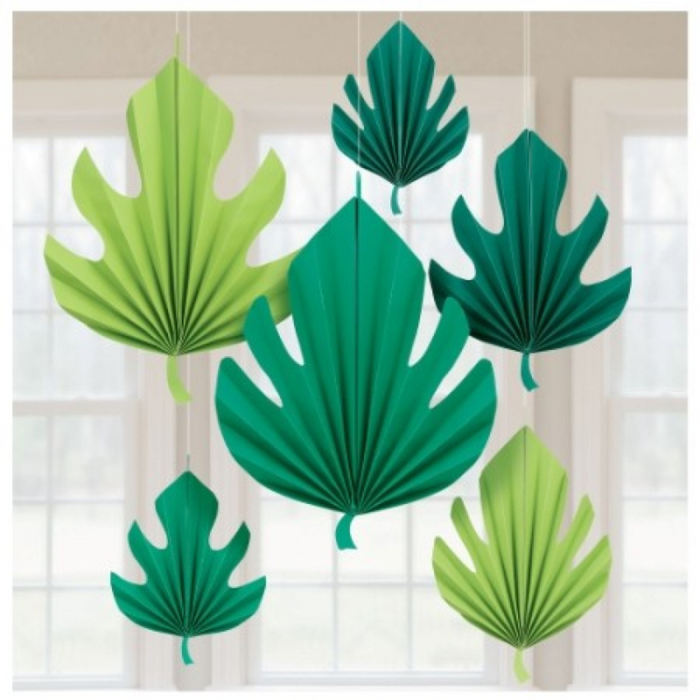 Ronis Palm Leaf Shaped Fan Decoration