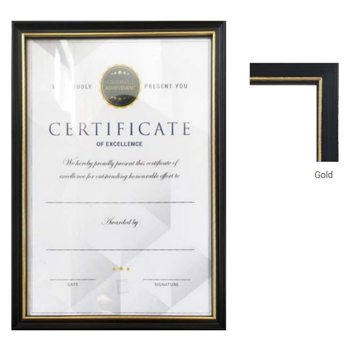 Ronis Photo Frame Certificate of Excellence 21cmx29.7cm A4