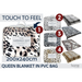 Ronis Queen Blanket 200x240cm Animal Colours 4 Asstd