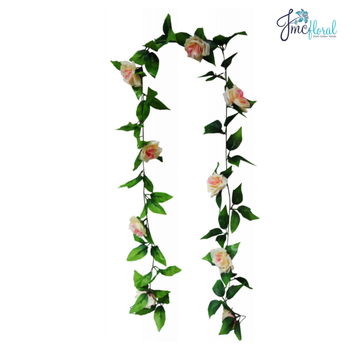 ROSE GARLAND CHAMPAGNE 200CM