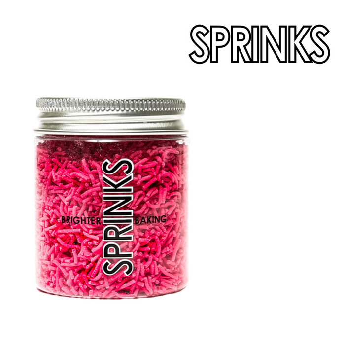 Jimmies 1Mm Pink (60G) - By Sprinks