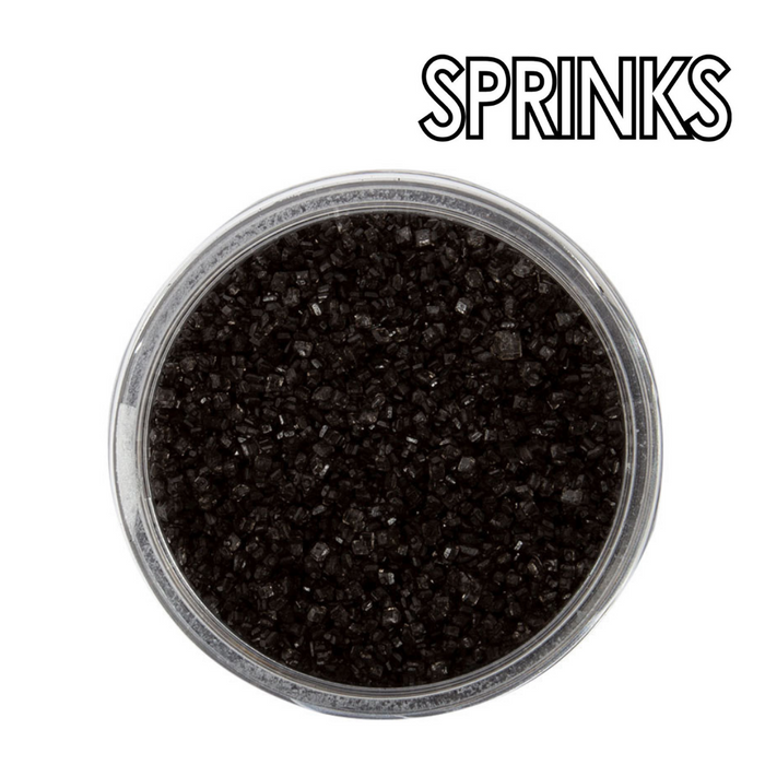 Black Sanding Sugar (85G) - By Sprinks