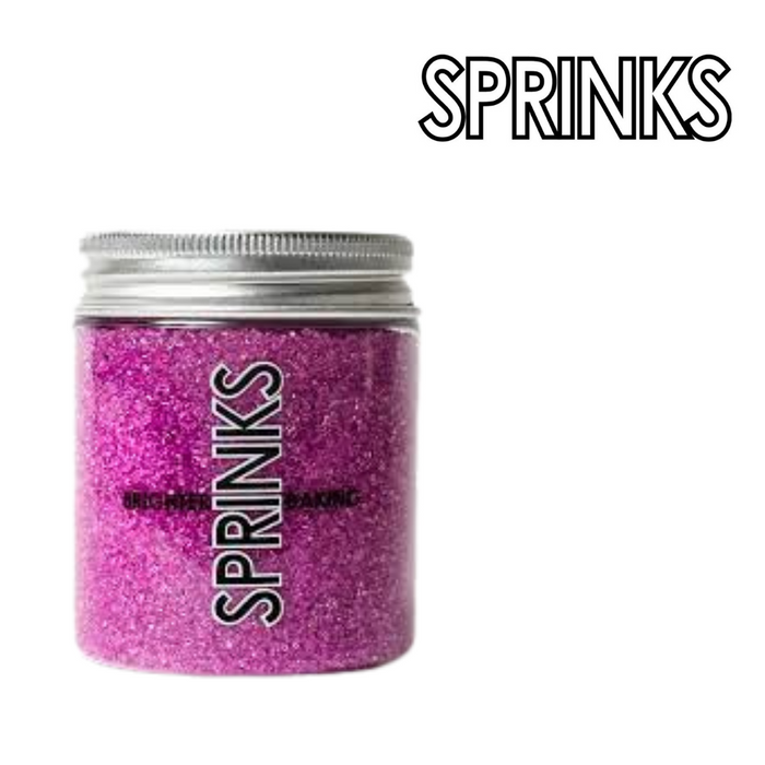 Fuchsia Sanding Sugar (85G) - By Sprinks