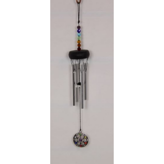 30CM MINI CHAKRA WIND CHIME 3 AS W/DISP