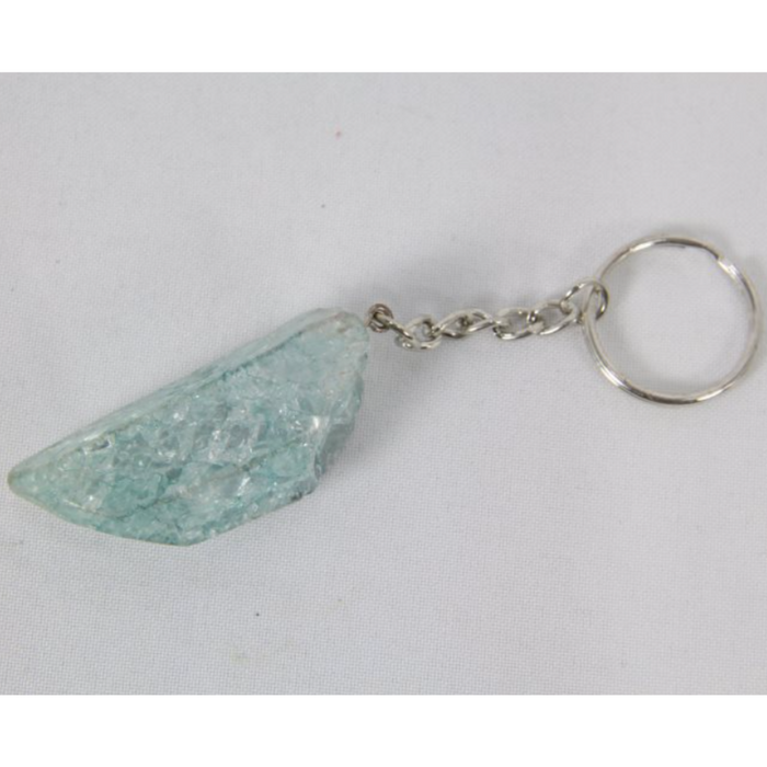 RAINBOW QUARTZ KEY RING 6 ASSTED