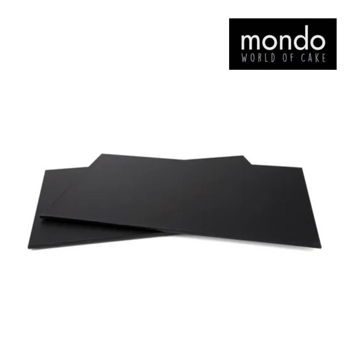 MONDO Cake Board Rectangle - Black 12 x 18 1pc 30 x 46cm