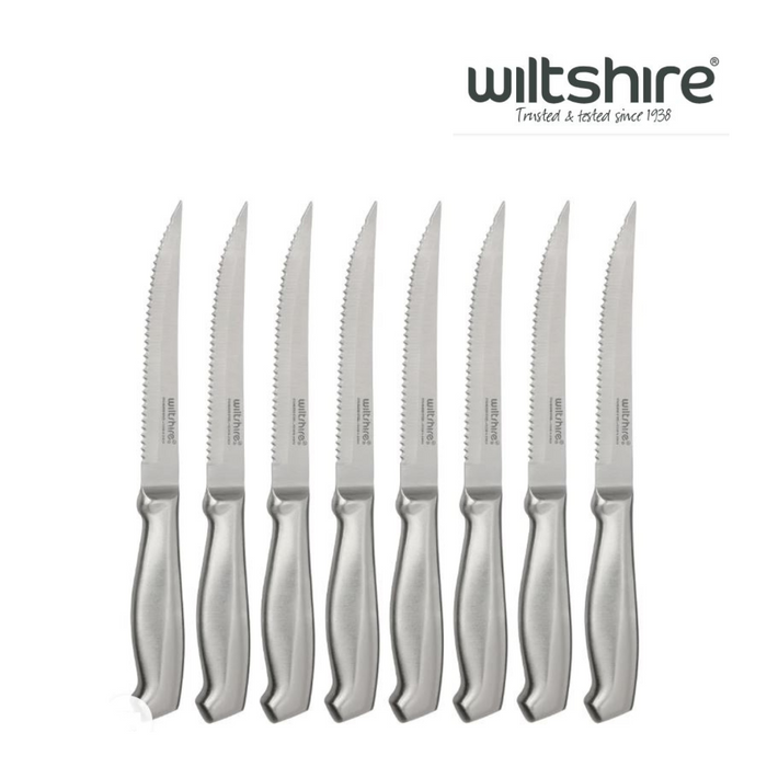 Steak Knife Set 8Pc Stainless Steel Wiltshire