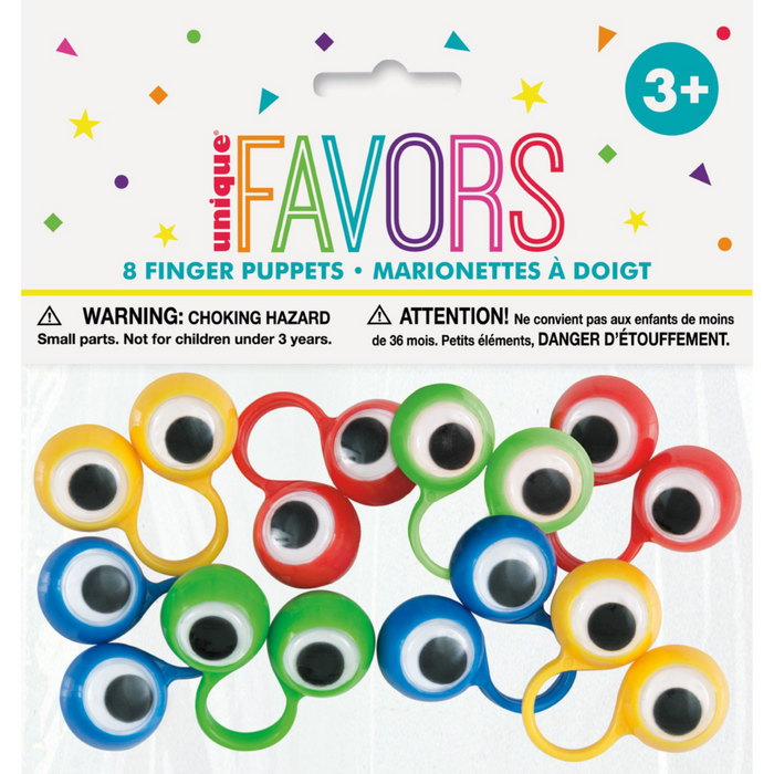 8 Googly Eyes Finger Puppets